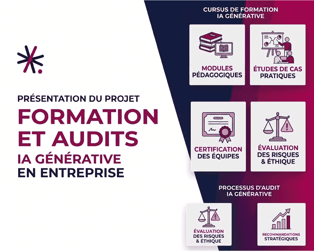 Formation et audits IA générative en entreprise