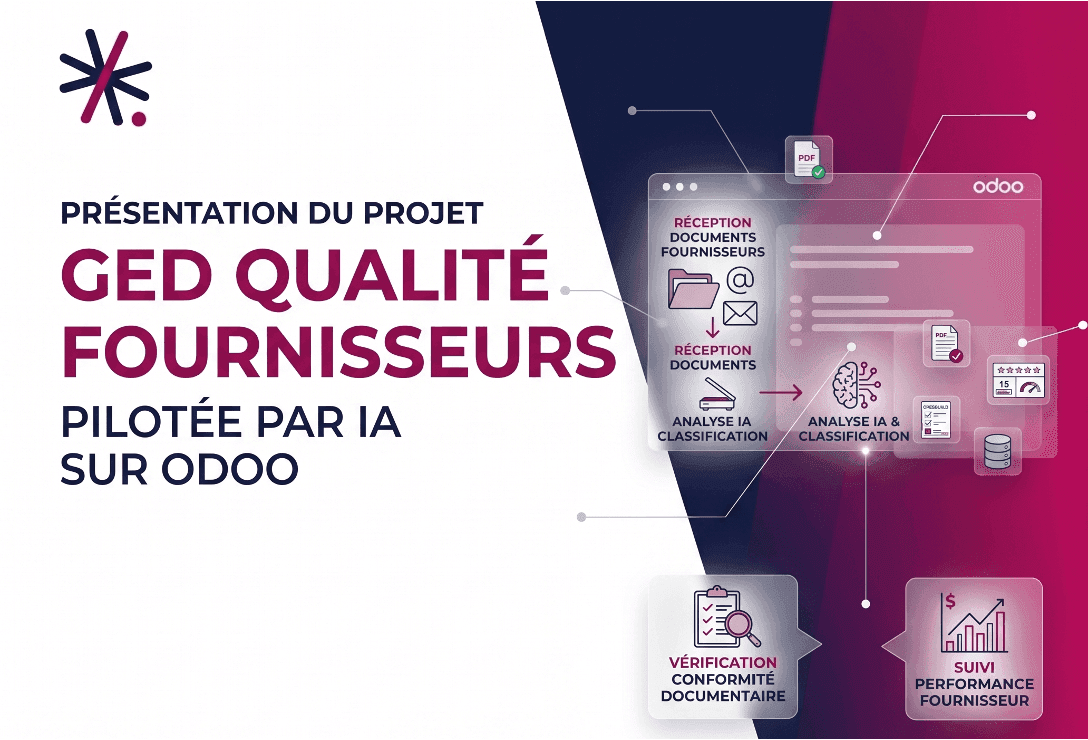 GED qualité fournisseurs pilotée par IA sur Odoo